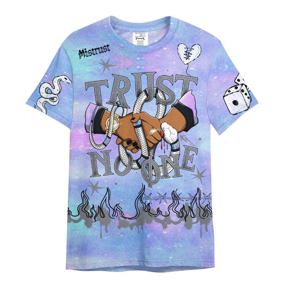 Shirt To Match Zen Master 4s - Trust No One Snake-Bite Doodle Crayon All Over Print