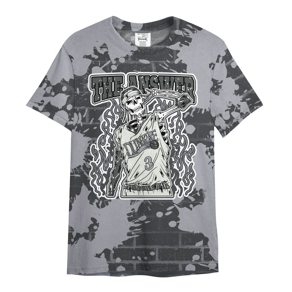Shirt To Match Fear 4s - Allen Answer Skeleton Brick All Over Print