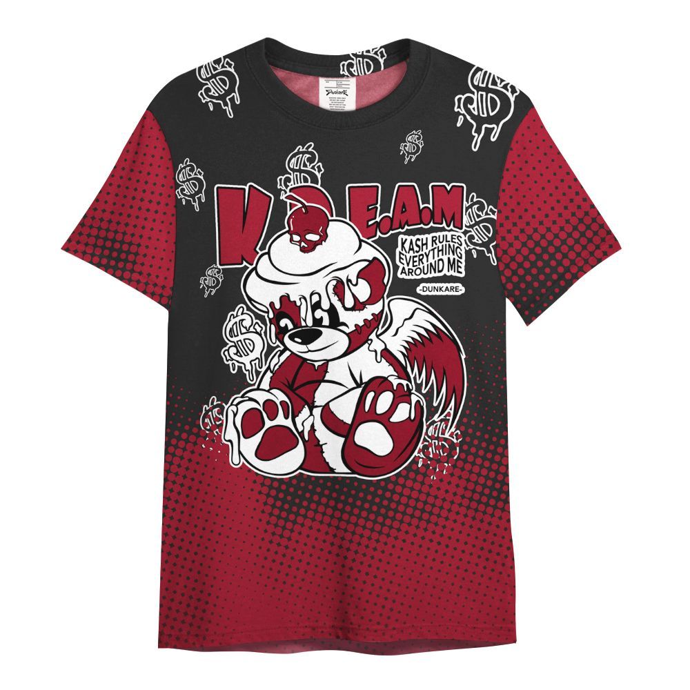 Shirt To Match High OG Black Toe Reimagined 1s - Loot Bear Unique Drip All Over Print