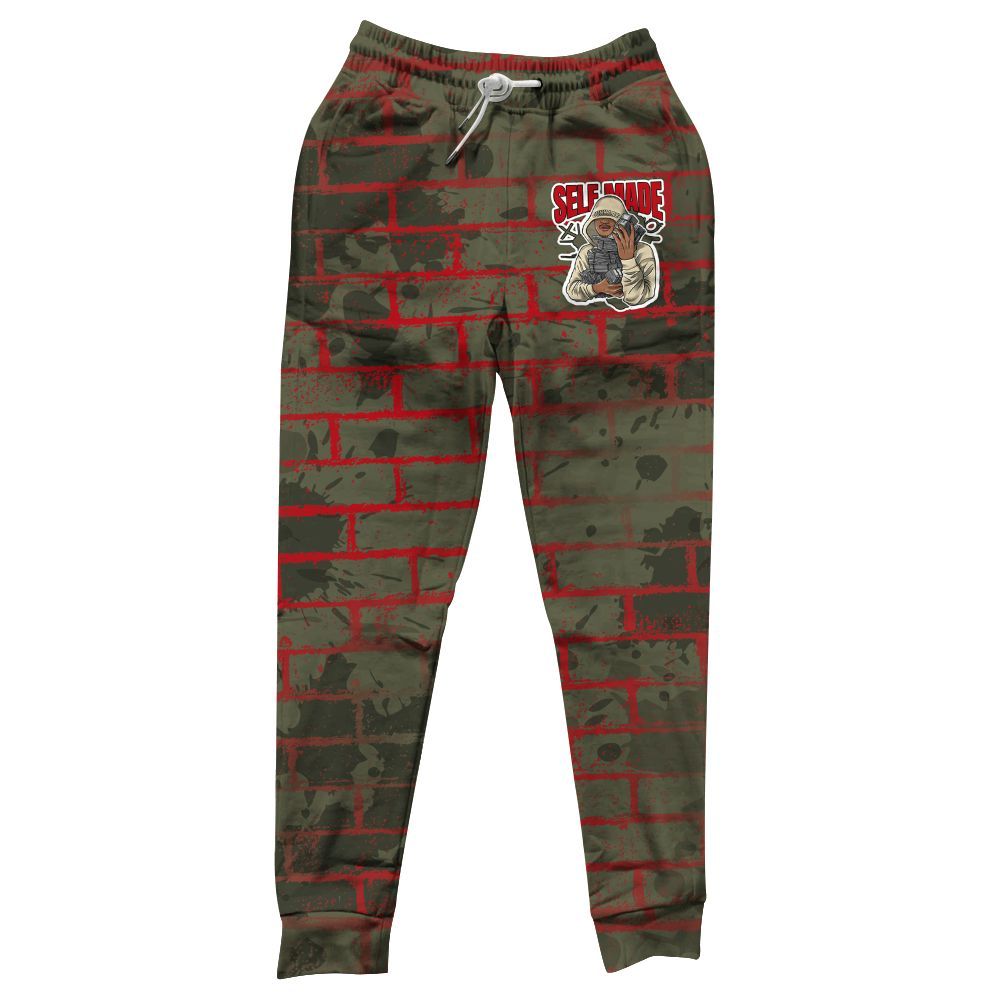 Sweatpant To Match Travis Scott Low OG Medium Olive 1s - Selfmade Unique All Over Print