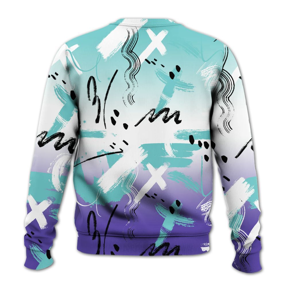 Sweatshirt To Match Low Hornets 1s - Money Hustle Grind Pray All Over Print