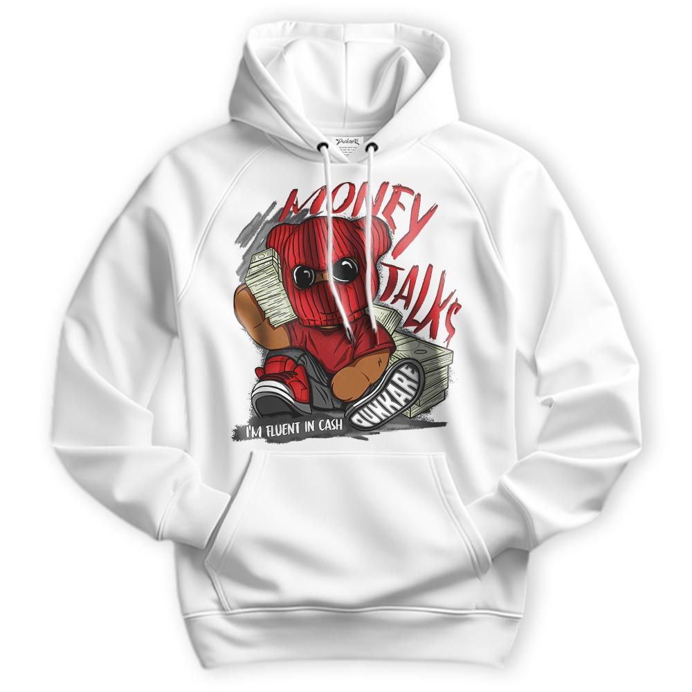 Sweatshirt To Match Hoodie Money Talk, Bred Reimagined 4s Hoodie, To Match Sneaker Bred Reimagined 4s, Hoodie 1604 NCMD