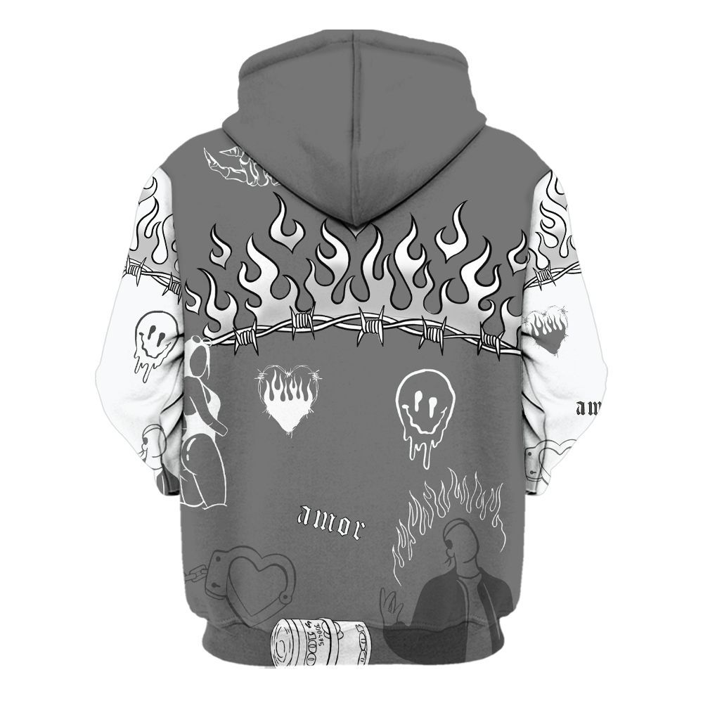 Hoodie To Match Retro Stealth 12s - Snake Trust No One All Over Print