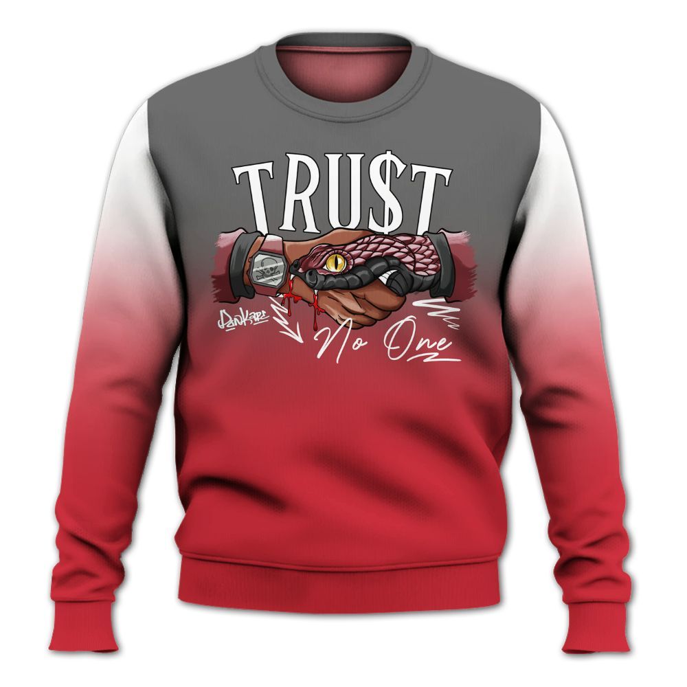 Sweatshirt To Match Bunny 2025 8s - Snake Trust No One Drip All Over Print