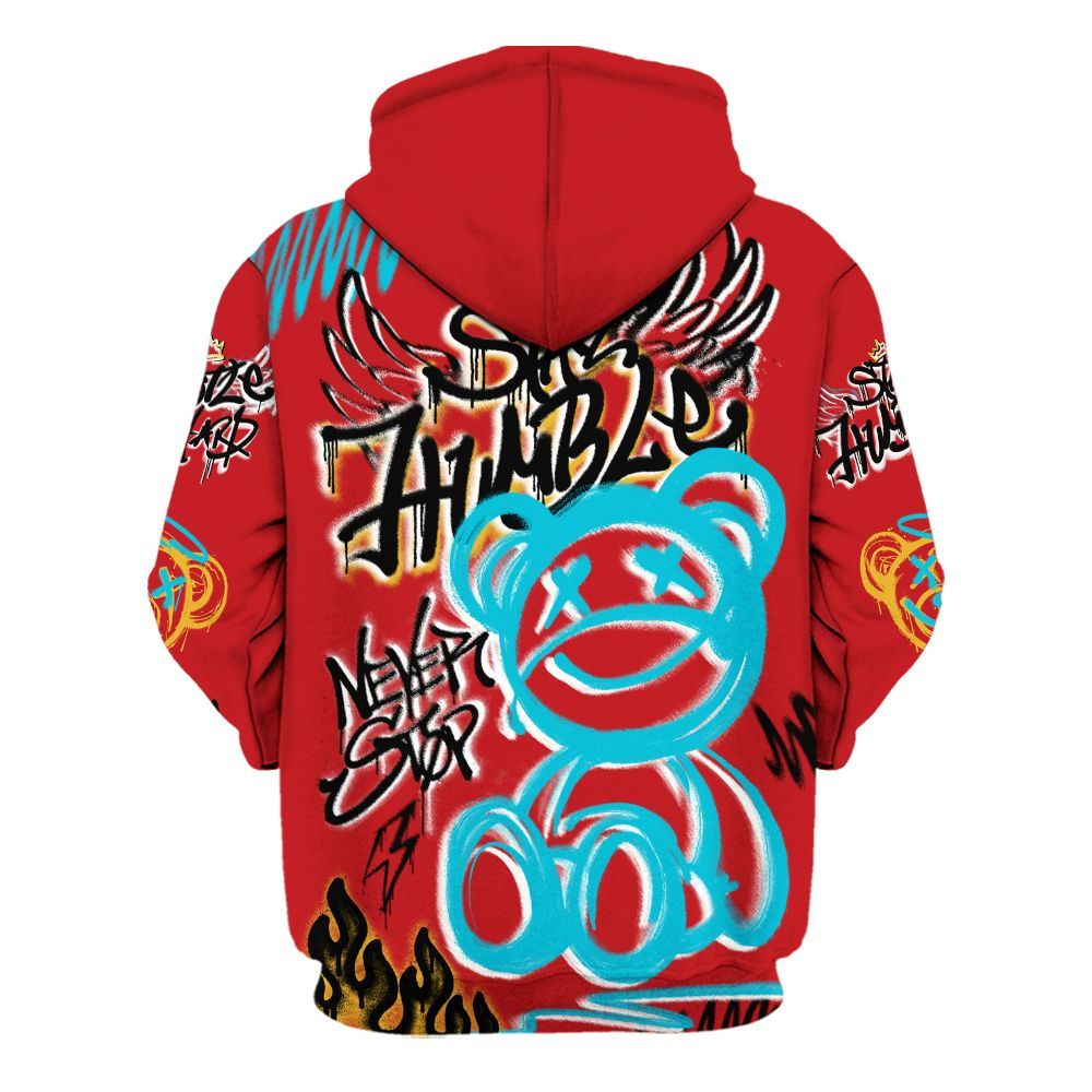 Hoodie To Match Dunk Low Fruity Pebbles - Humble Drip Streetwear Graffity All Over Print