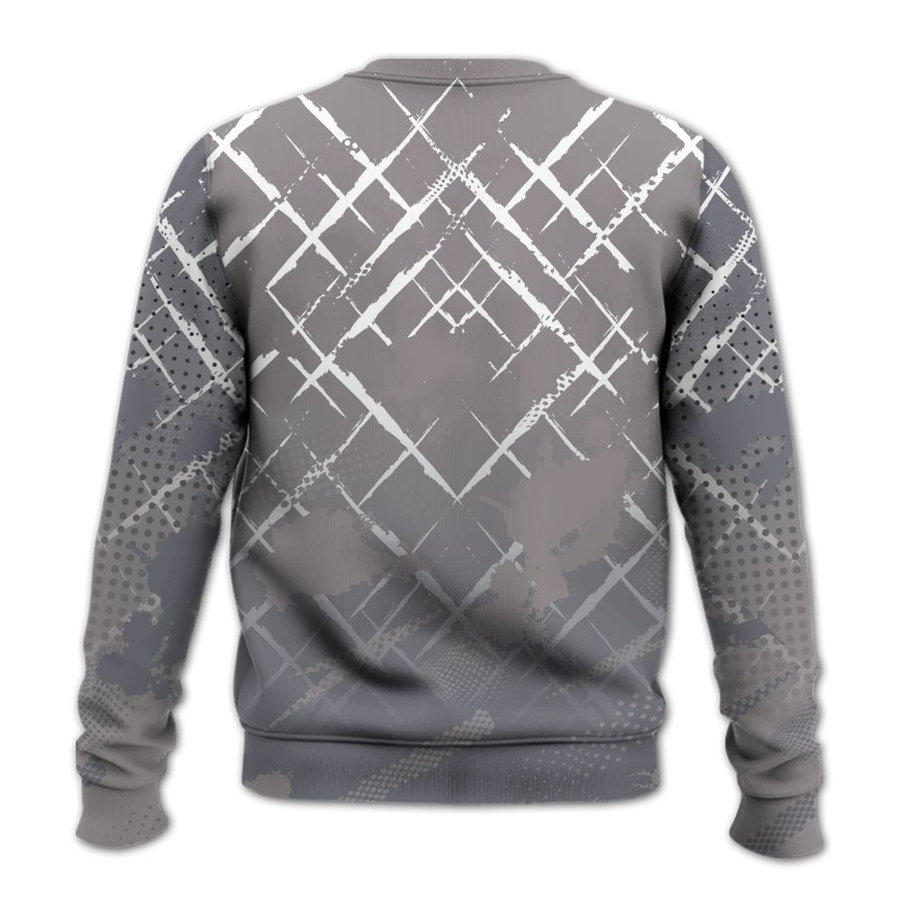 Sweatshirt To Match Cool Grey 11s - Halftone Stand Business Dripping All Over Print