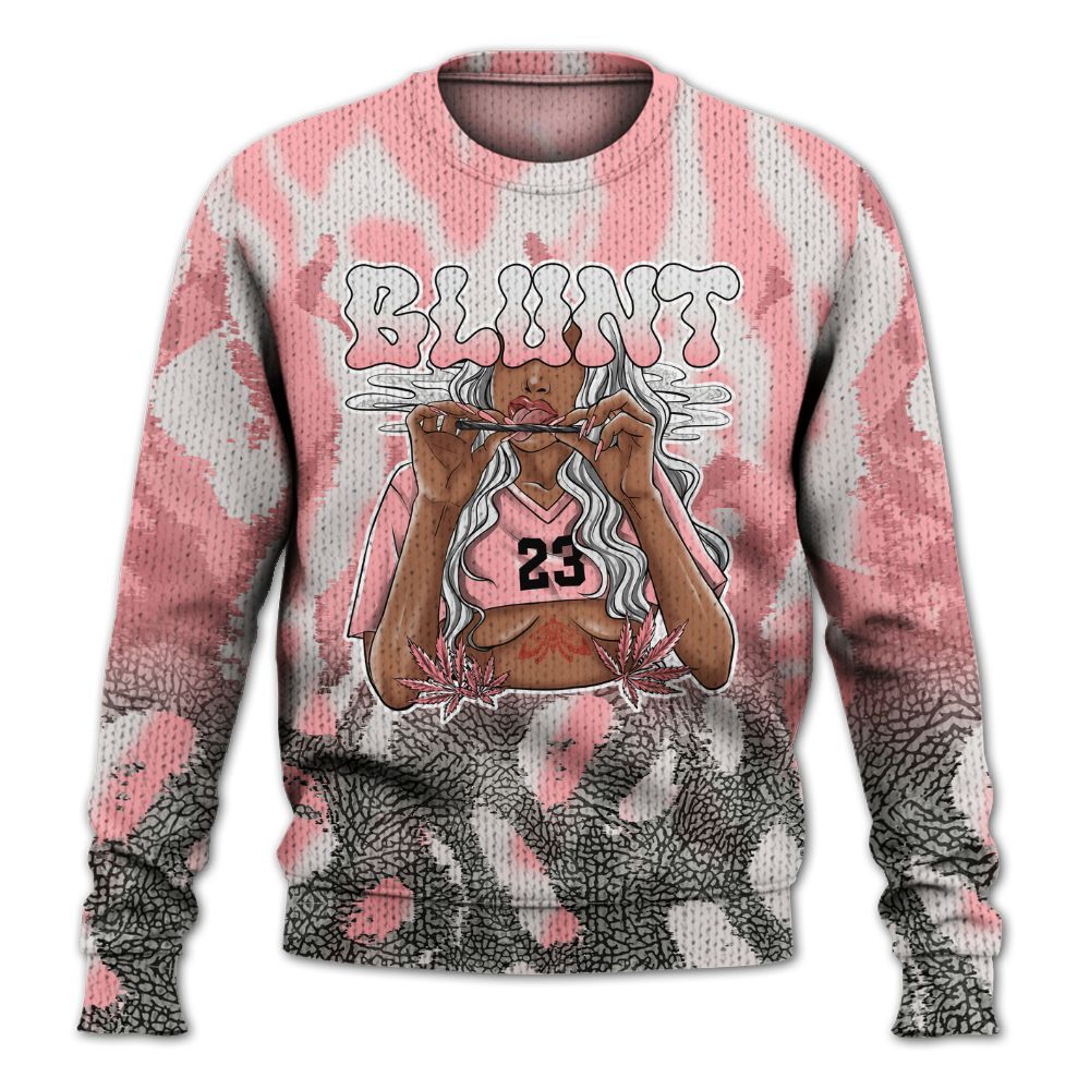 Knitted Sweater To Match Retro Wings 3s - Bluntz Burnz