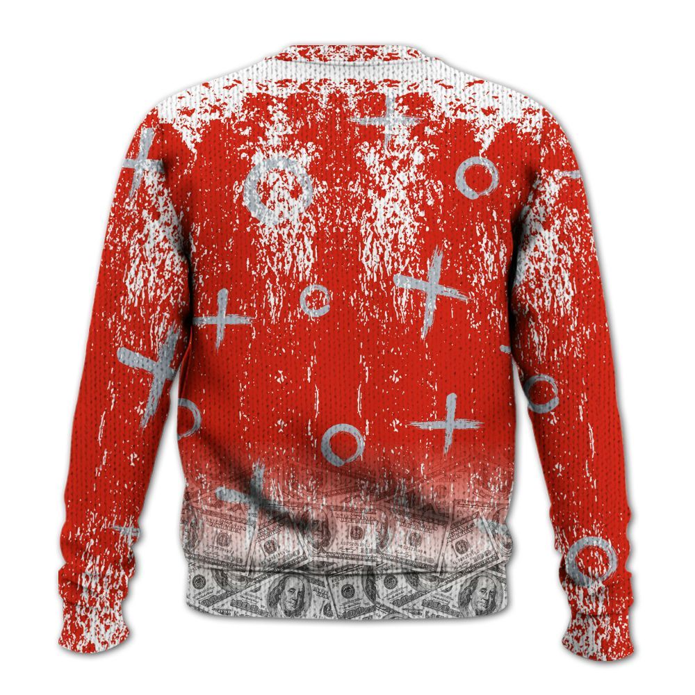 Knitted Sweater To Match Retro Cherry 11s - Selfmade Unique Drip