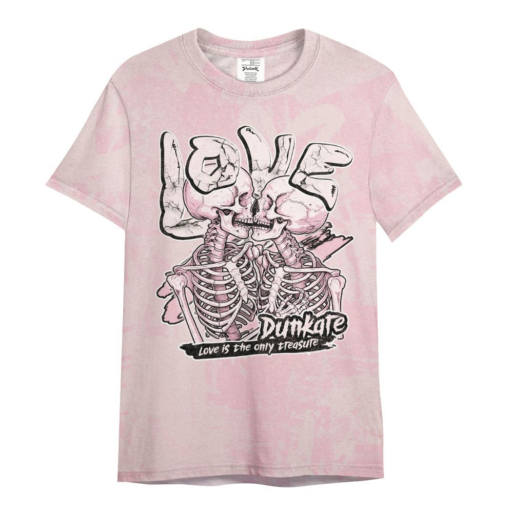 Shirt To Match Dunk Low KD 17 Aunt Pearl - Skull Love All Over Print