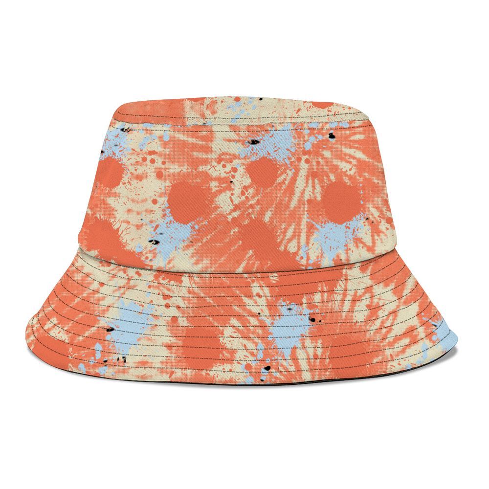 Bucket Hat To Match DJ Khaled Crimson Bliss 5s - Tie Dye Graphic