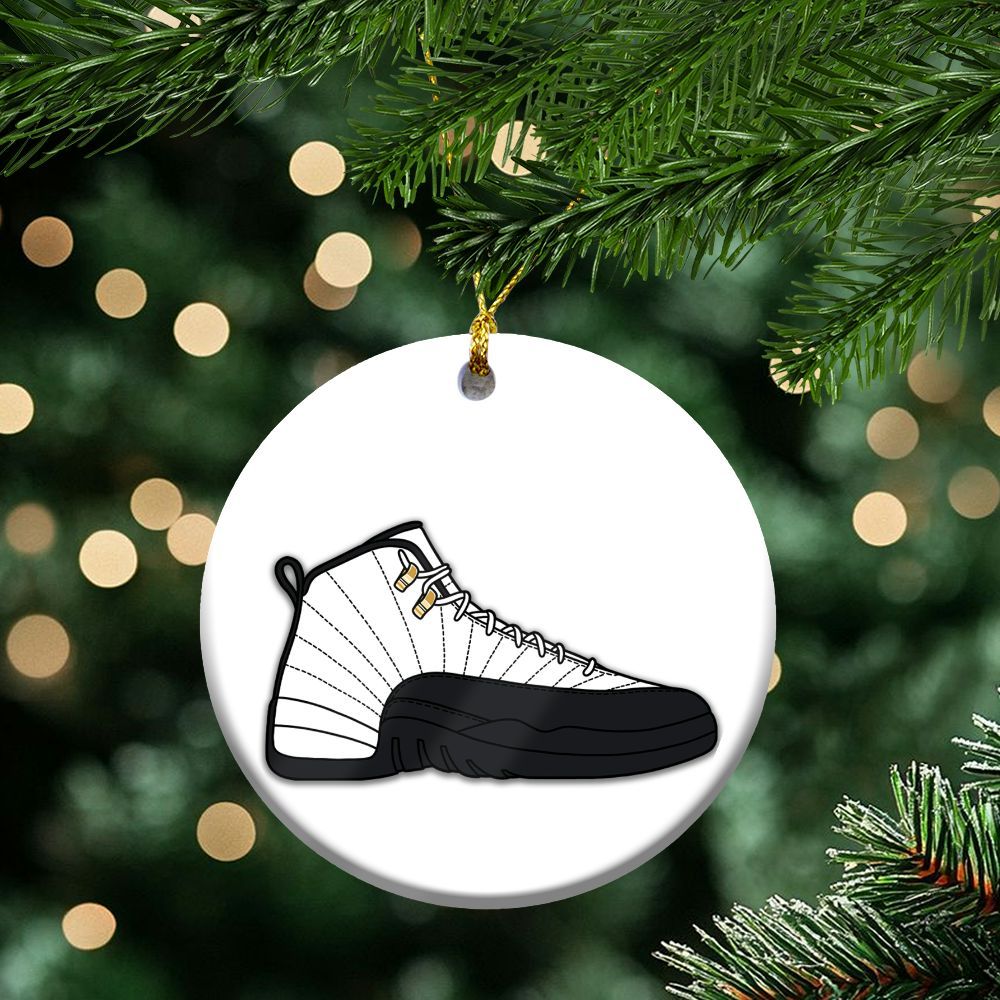 White Taxi 12s Ceramic Ornaments