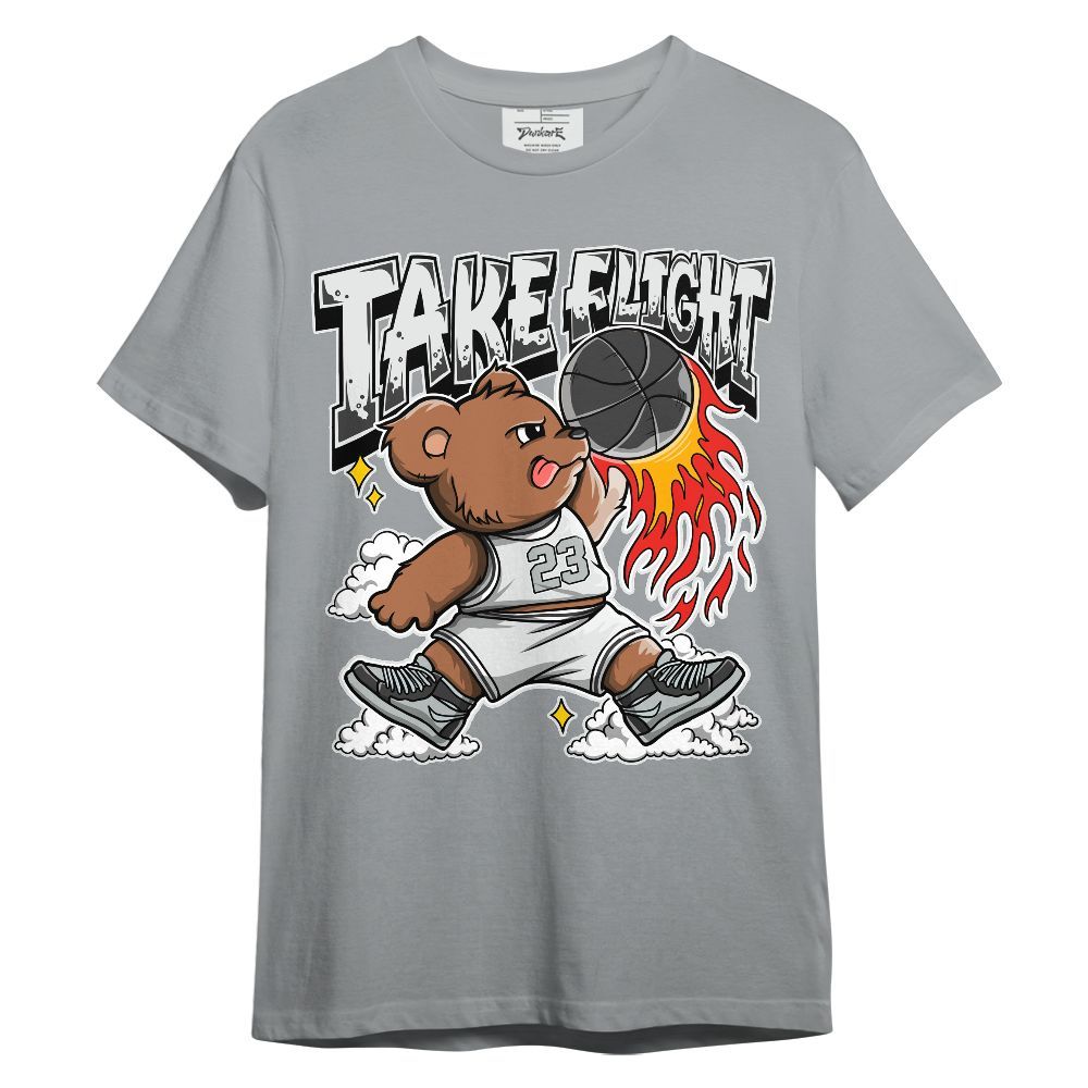 Shirt To Match Black Wolf Grey 12s - Number 23 Basketball Bear Unisex Shirt