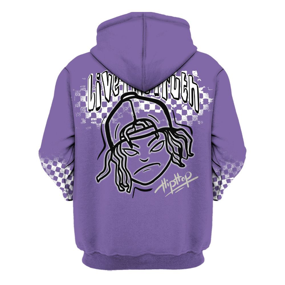 Hoodie To Match Dunk Low Black Raspberry - Feel Life Street Style All Over Print