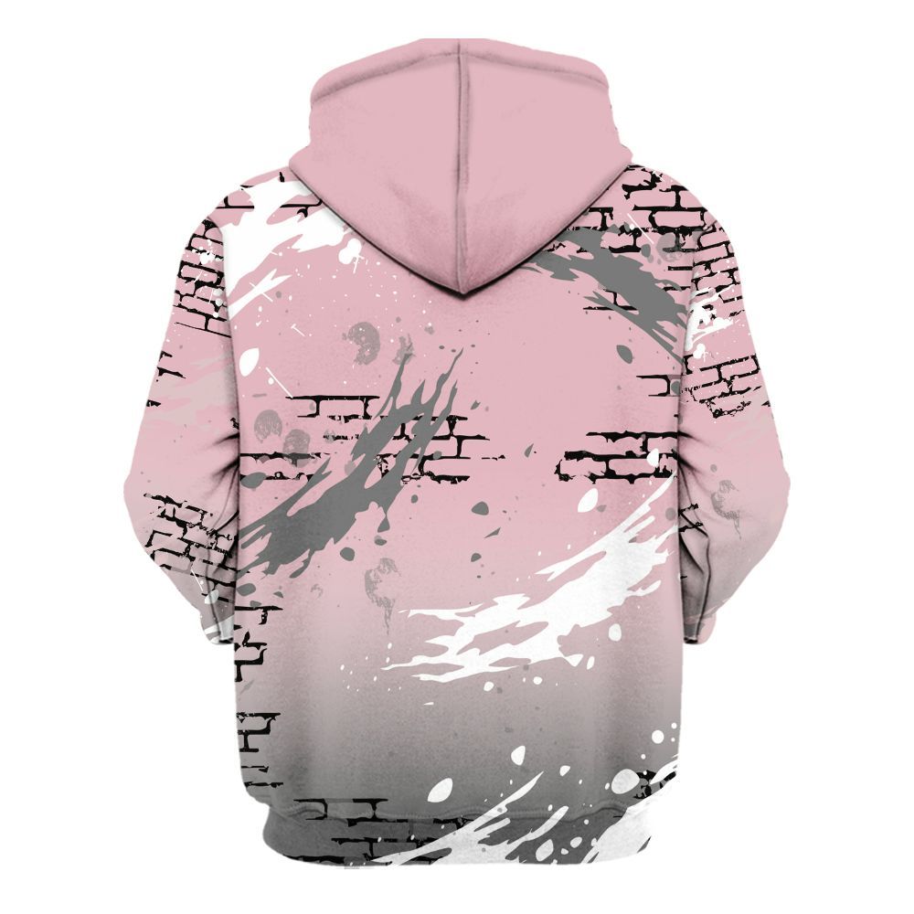 Hoodie To Match Air Max DN Pink Foam - Values Of Loyalty Drip All Over Print