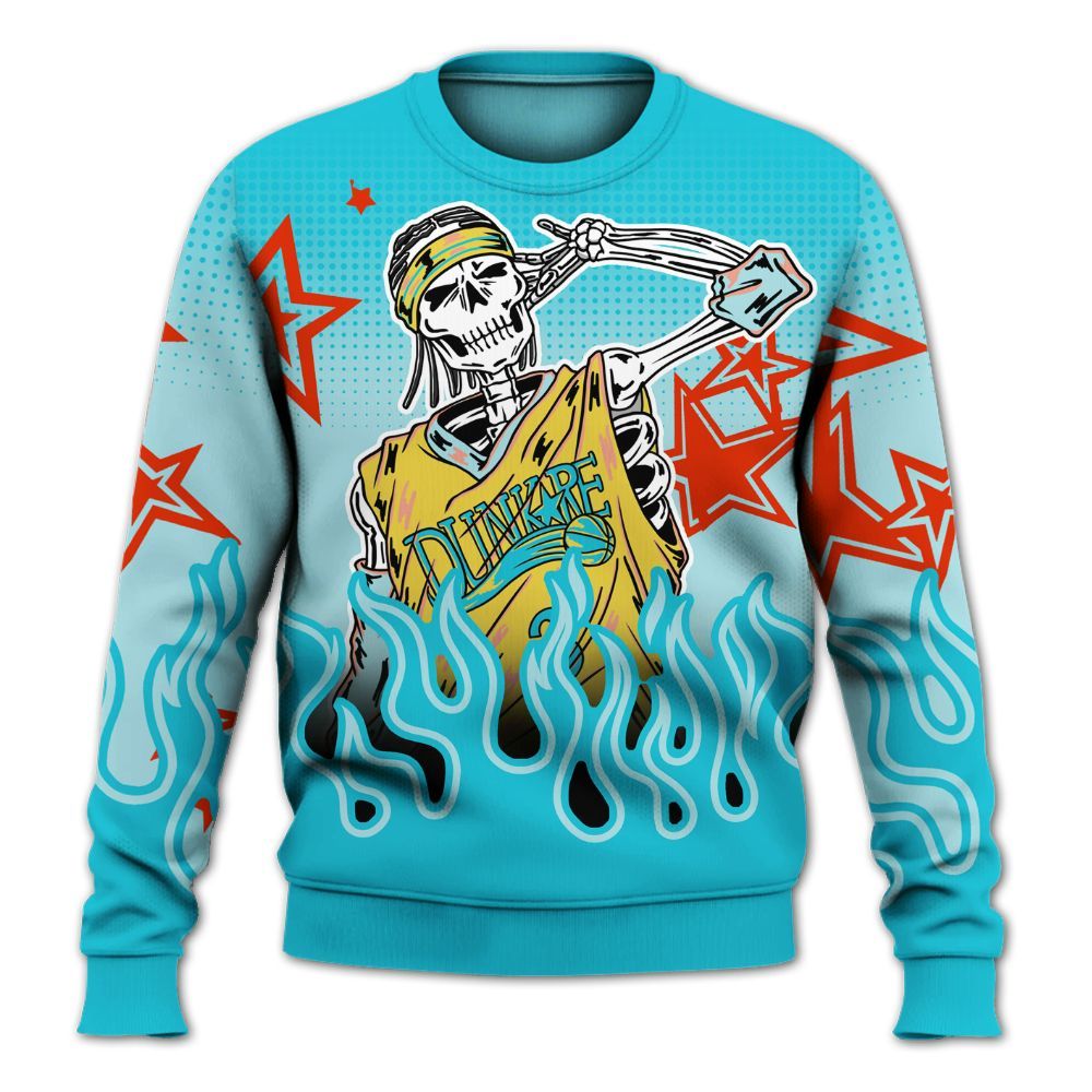 Sweatshirt To Match Dunk Low KD 17 N7 - Allen Answer Unique Fire Custom Name All Over Print