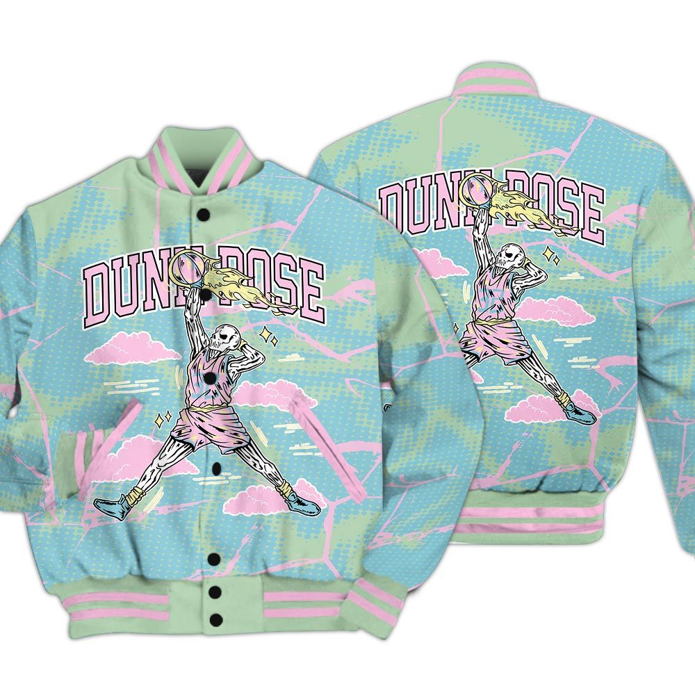 Varsity Jacket To Match SB Dunk Low Visty - Pose Skeleton Crack Varsity Jacket Unisex