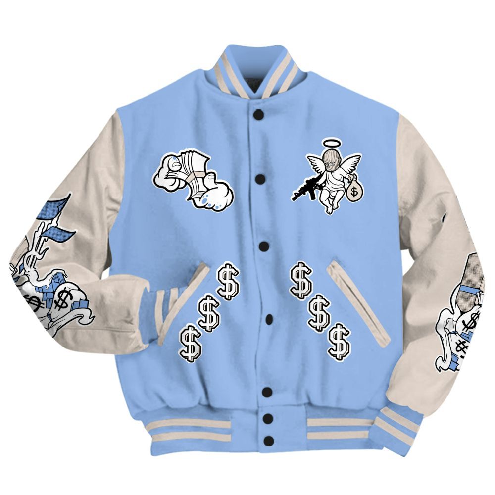 Varsity Jacket To Match Air Max 1 Royal Pulse - Ones Move In Silence Graphic All Over Print