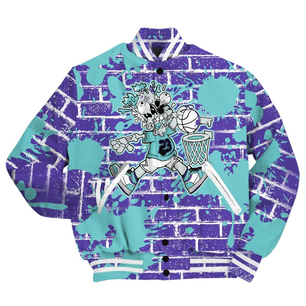 Varsity Jacket To Match Low Hornets 1s Shirt - 85's Dunks Graphic Halloween All Over Print