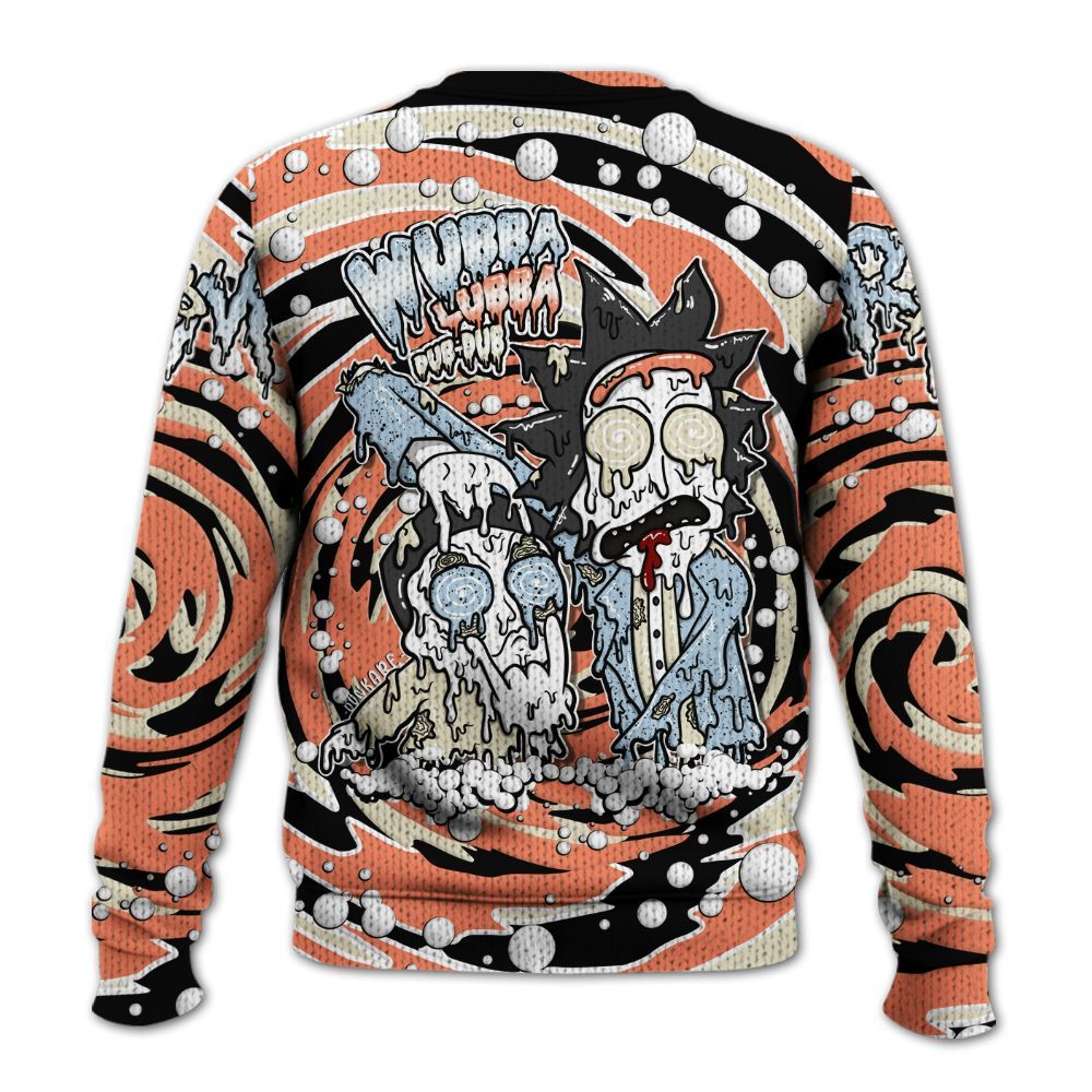 Sweater To Match DJ Khaled Crimson Bliss 5s - Wubba Rick Drip Graphic