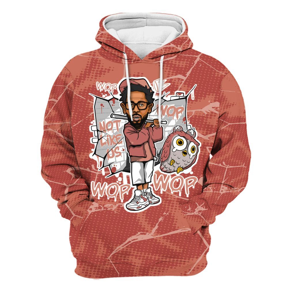 Hoodie To Match Dune Red 13s - None Like ComptonCity Graphic Crack All Over Print