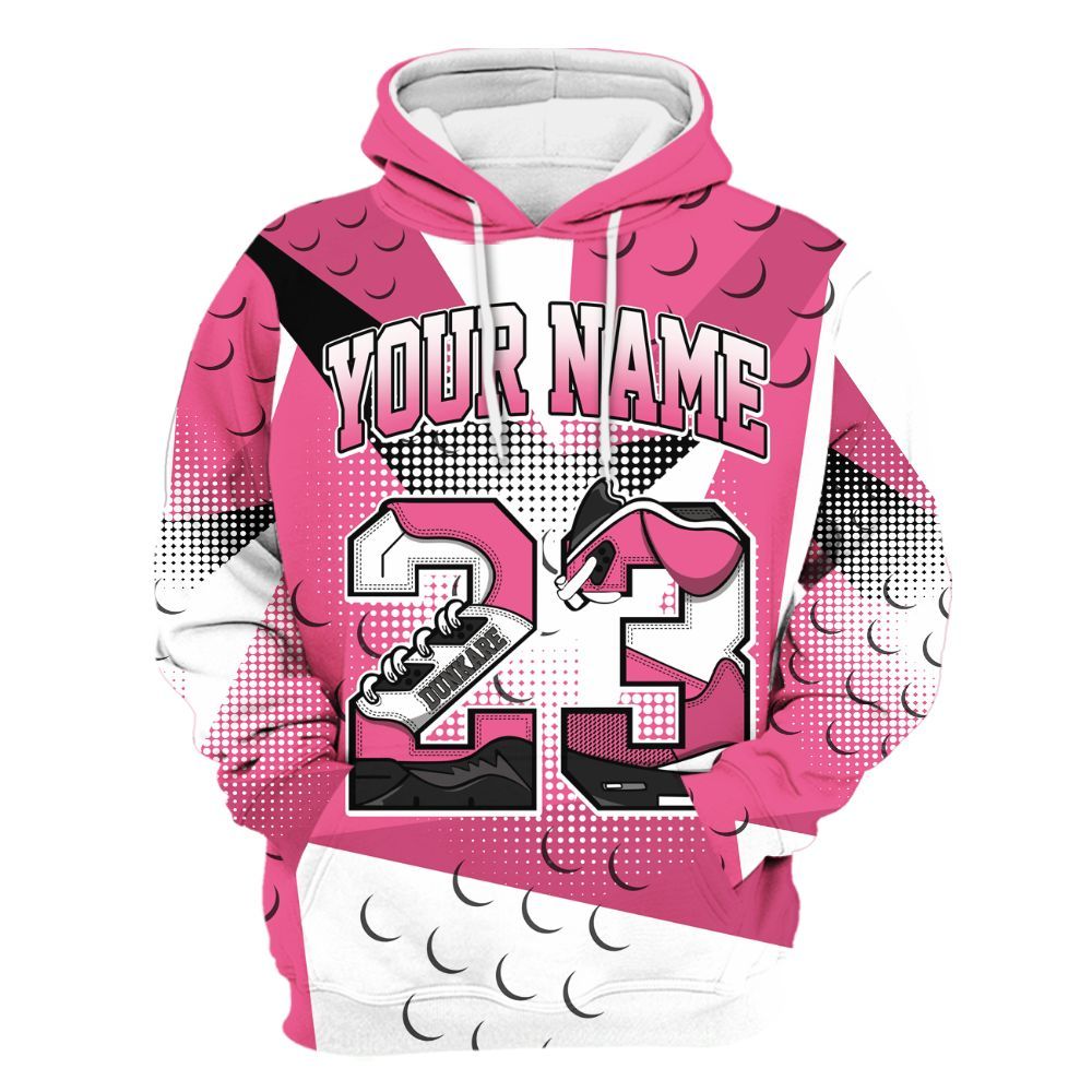 Hoodie To Match Air Max SNDR Hyper Pink - Poly Custom Name Number 23 5s All Over Print