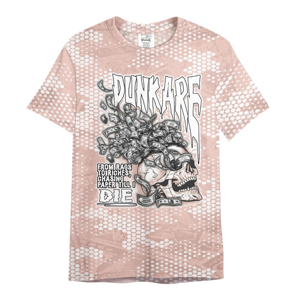 Shirt To Match Low Legend Pink 11s - From Rags To Riches All Over Print