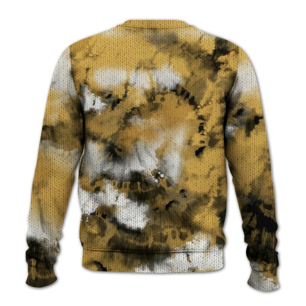 Knitted Sweater To Match Retro Light Ginger 14s - SNEAKER Girl Money Drip Tie Dye