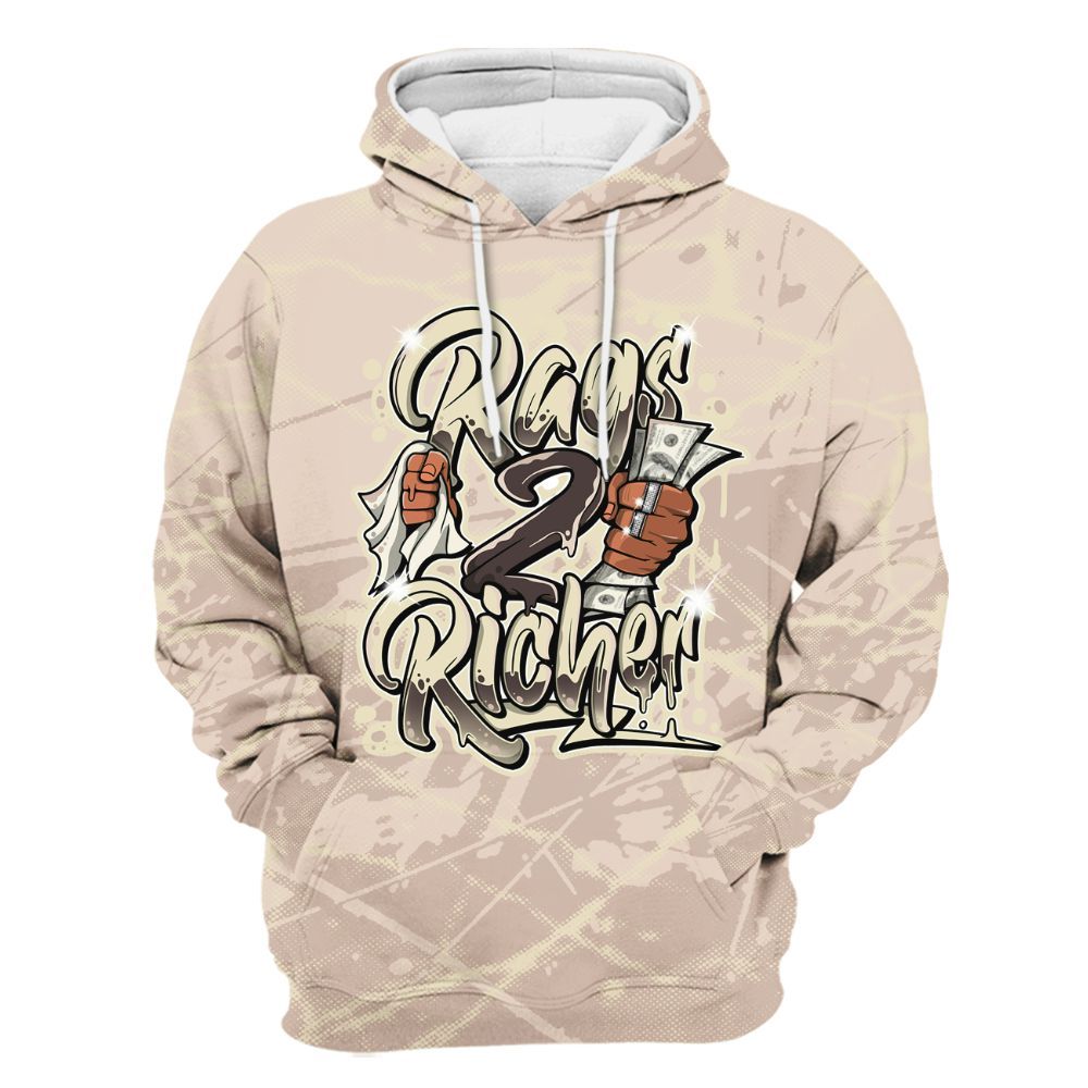 Hoodie To Match A Ma Maniere X Fossil Stone 4s - Rag 2 Rich Graphic All Over Print