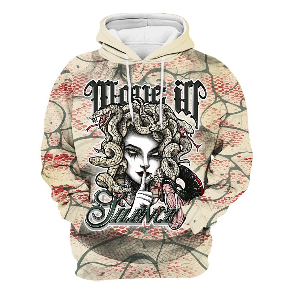 Hoodie To Match Retro Low OG Nitro 1s - Girl Move In Silence All Over Print
