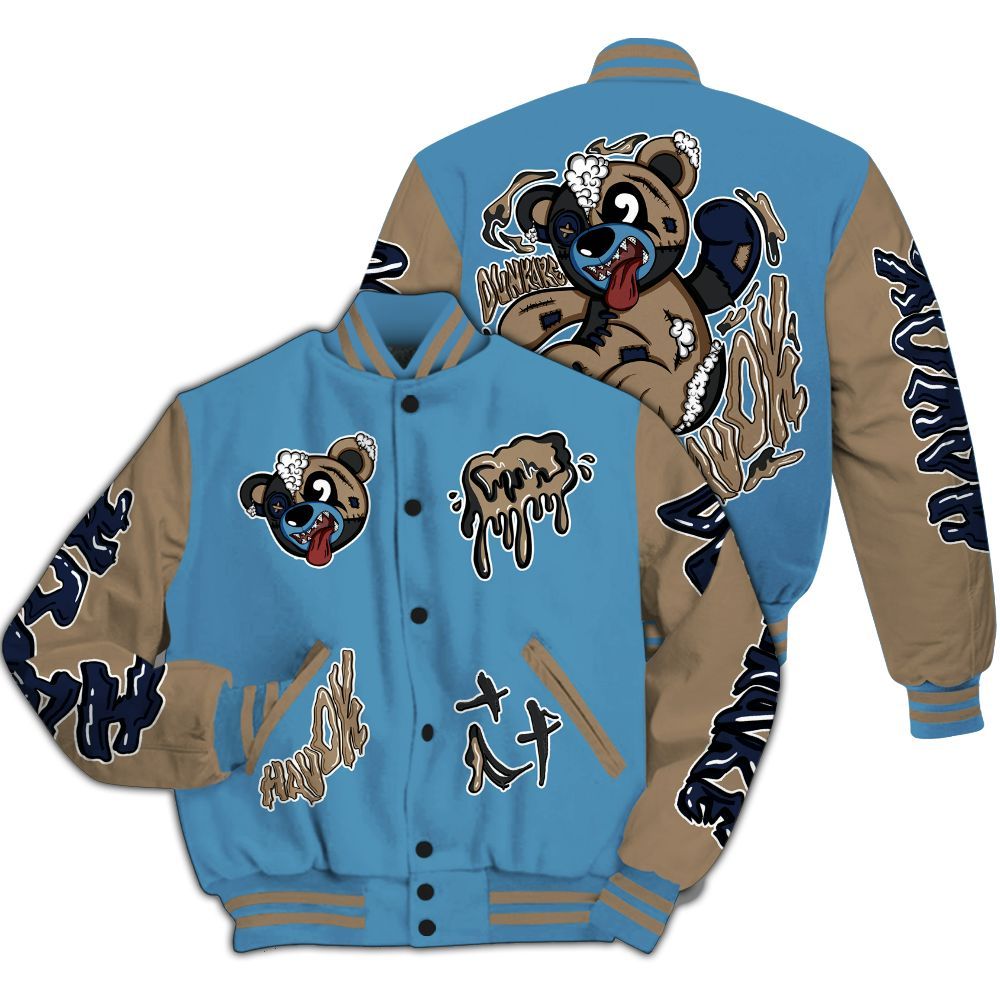 Varsity Jacket To Match Air Force 1 Stash - Havok Bear All Over Print