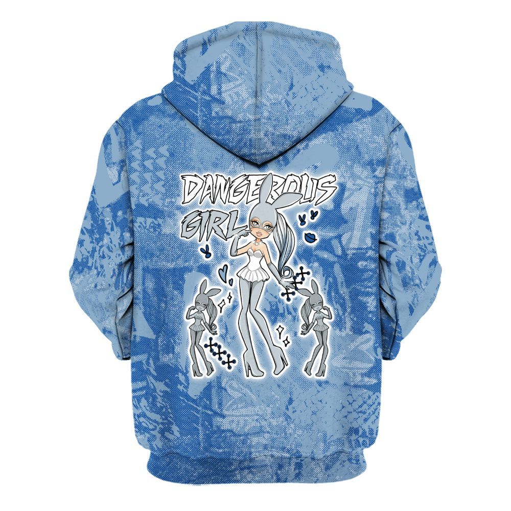 Hoodie To Match Low Space Jam 11s - Dangerous.Girl Heart Grunge All Over Print