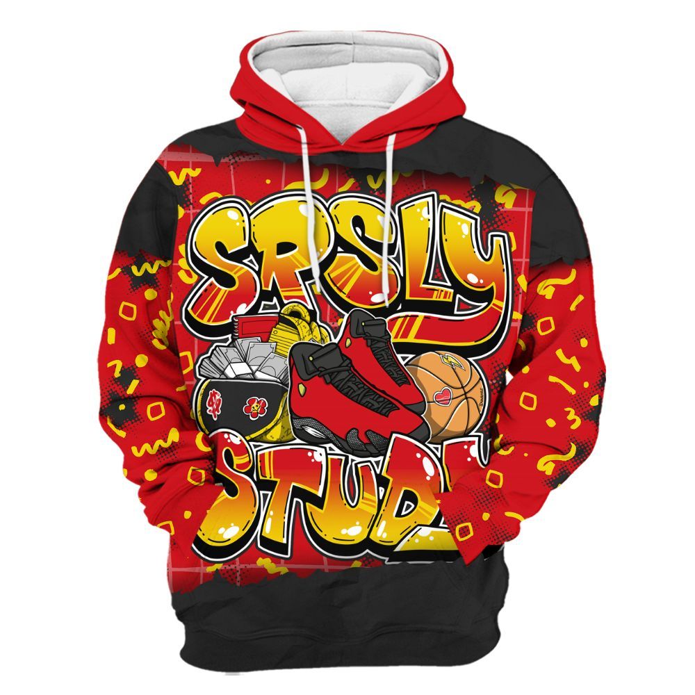 Hoodie To Match Ferrari 14s - SRSLY Study Doodle All Over Print