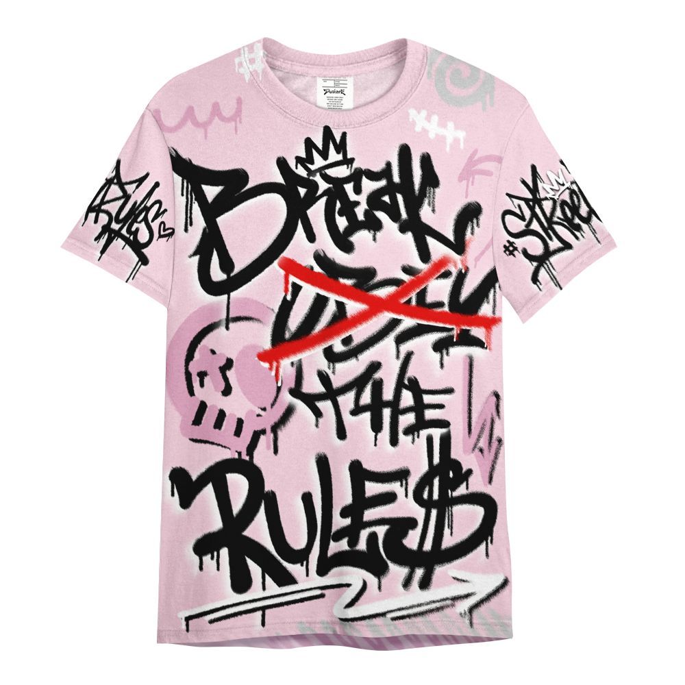 Shirt To Match Orchid 4s - Break Rules Streetwear All Over Print