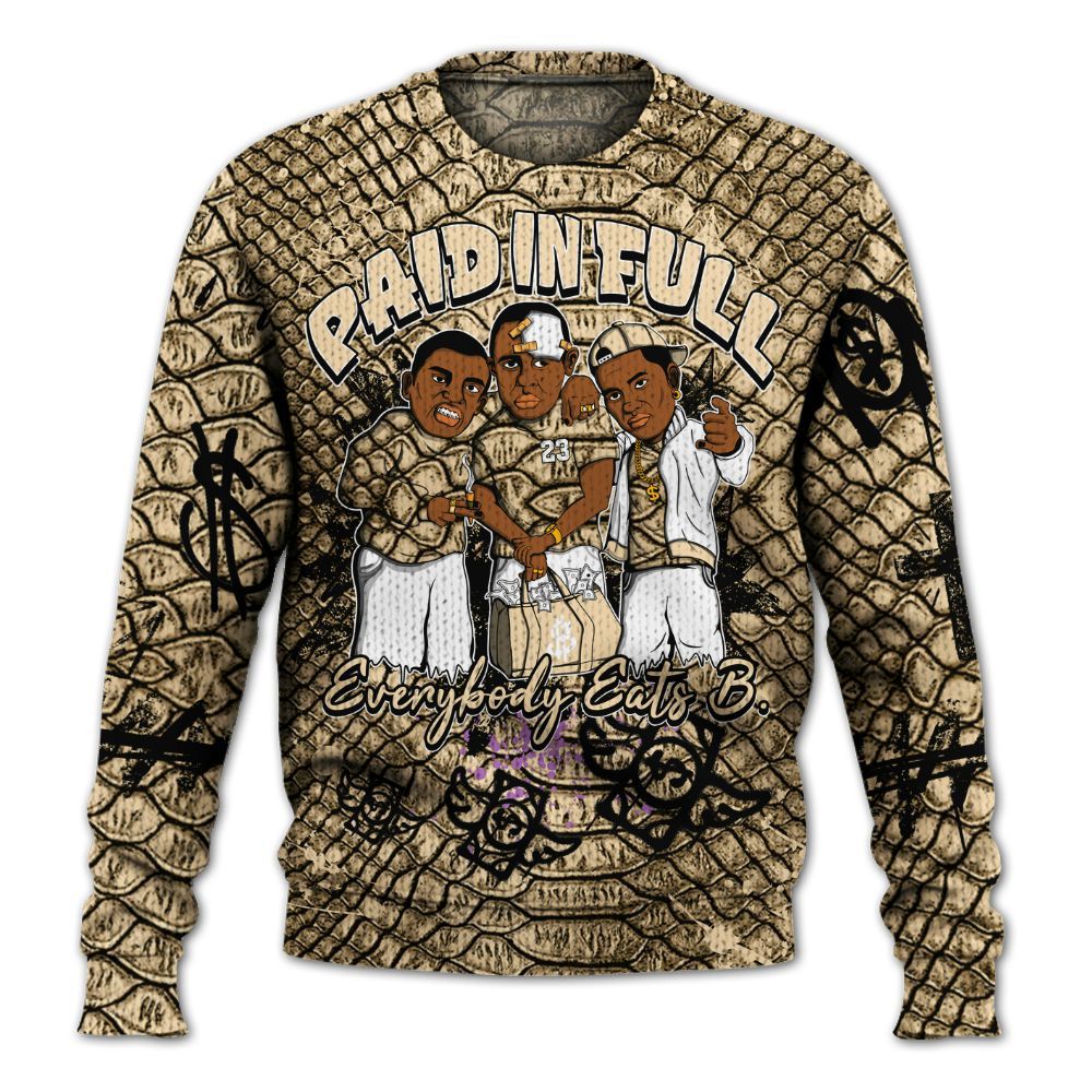 Sweater To Match Kobe 9 EM Mambacita - Everybody Paid In Full Crayon Graphic