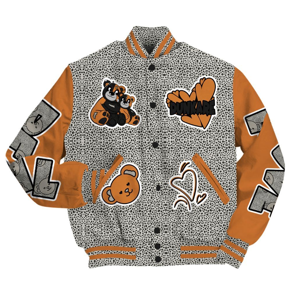Varsity Jacket To Match Air Max 1 Safari 2024 - Sincere Fondness Bear All Over Print