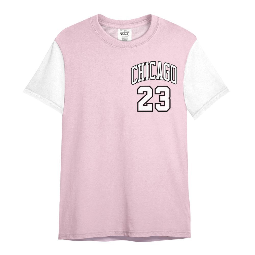 Shirt To Match Orchid 4s Varsity Jacket, Custom Name Chicago 23 All Over Print