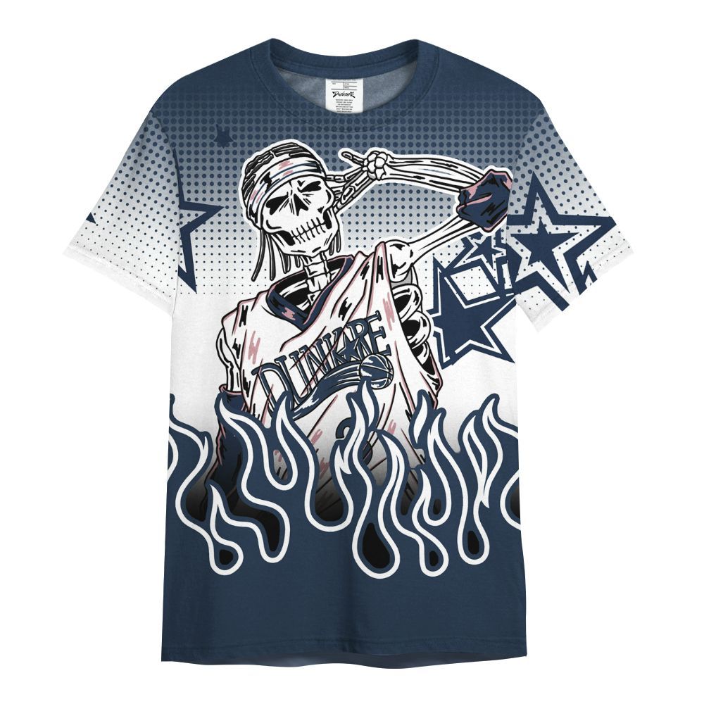 Shirt To Match White Midnight Navy 6s - Allen Answer Unique Fire Custom Name All Over Print