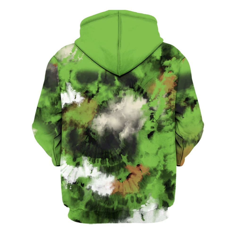 Hoodie To Match Air Max Waffle SP Action Green - SNEAKER Girl Money Drip Tie Dye All Over Print