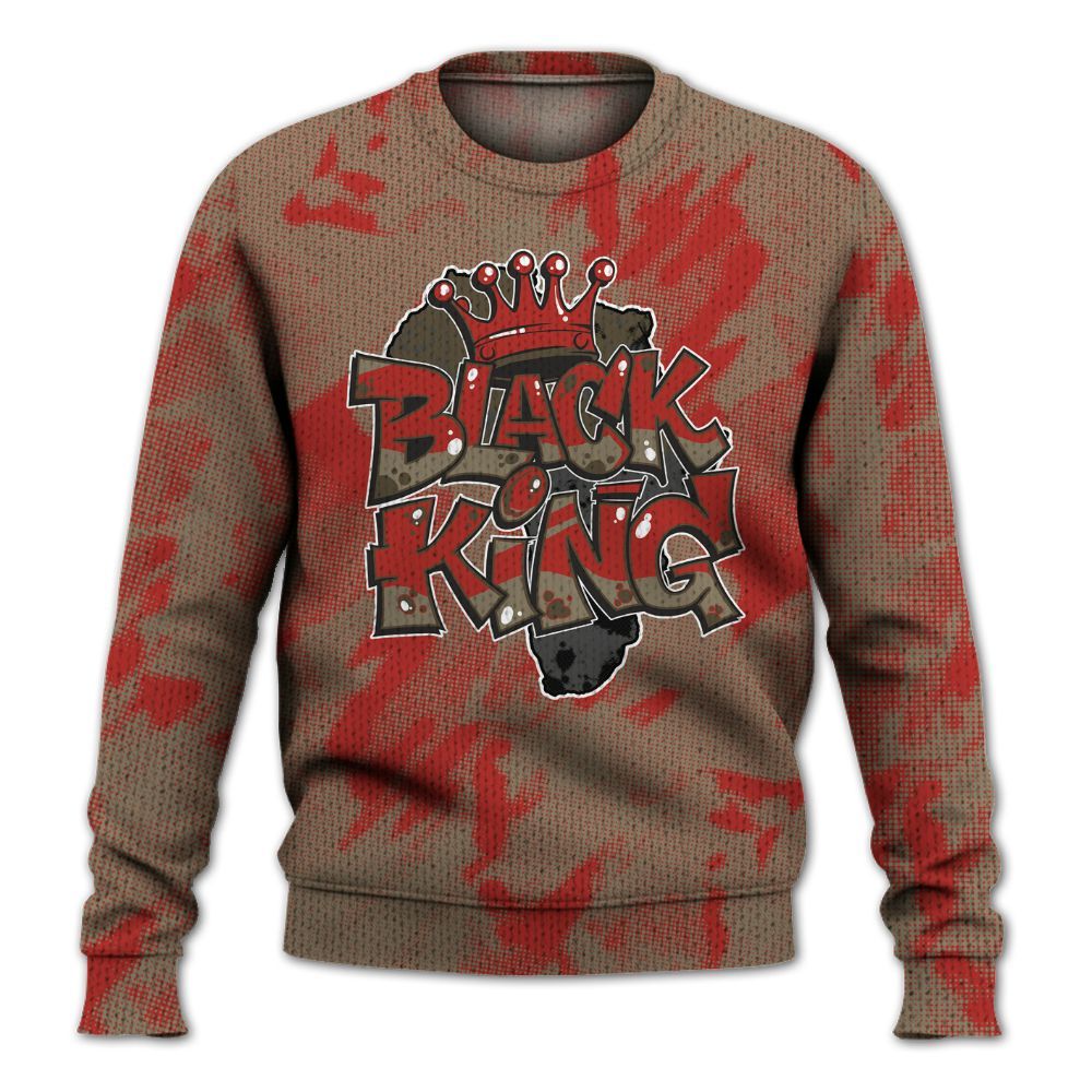 Knitted Sweater To Match Olive 9s - B-King Shirt Unisex Oufit