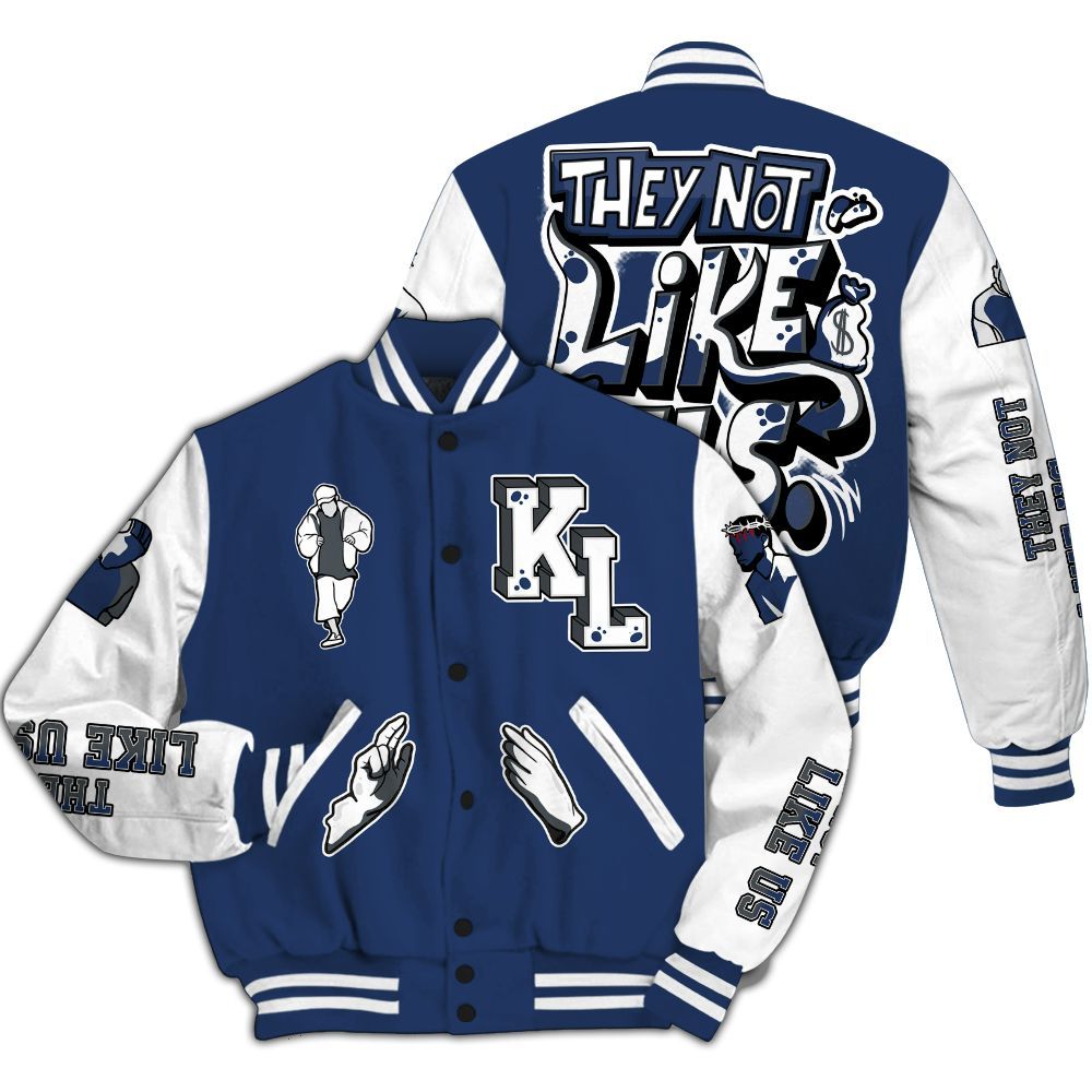 Varsity Jacket To Match Retro Flint 13s - Dislike Us Graphic All Over Print