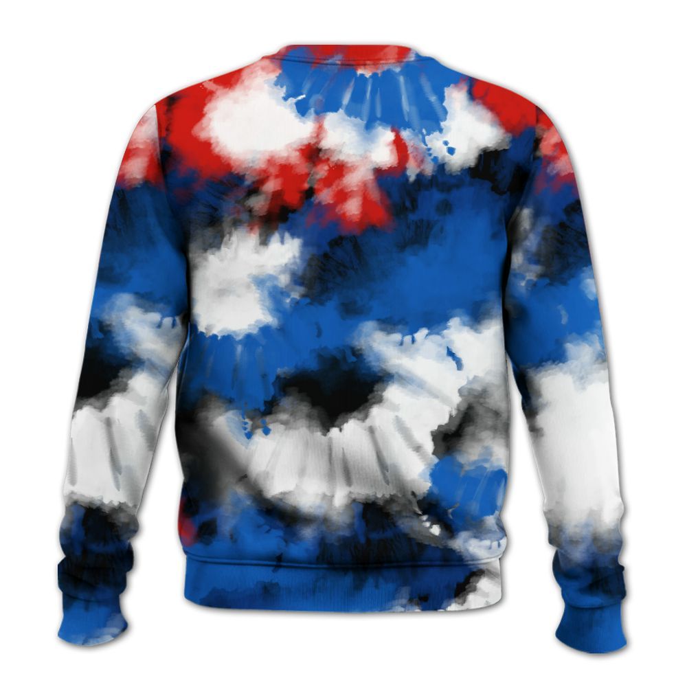 Sweatshirt To Match Kobe 6 Game Royal - Tie Dye FK Around Find Out All Over Print