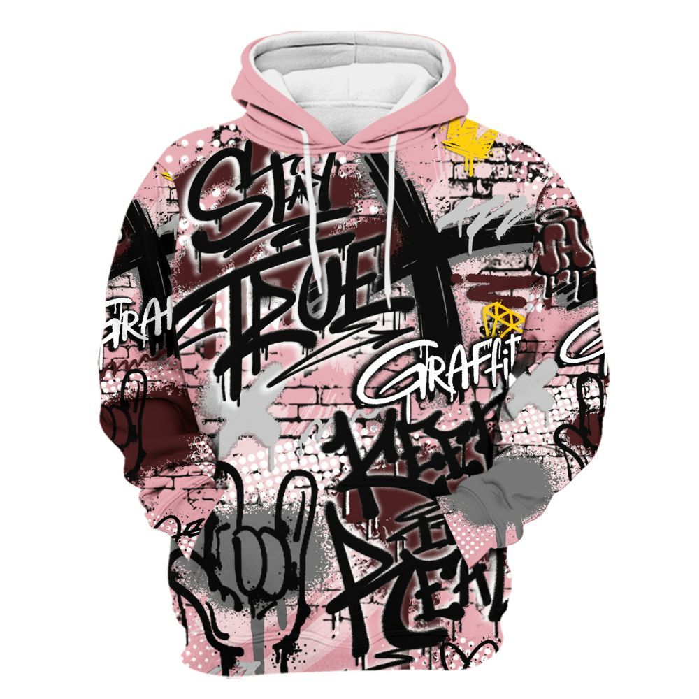 Hoodie To Match Air Max 90 Neapolitan 2025 - True It Real Graffiti Streetwear All Over Print