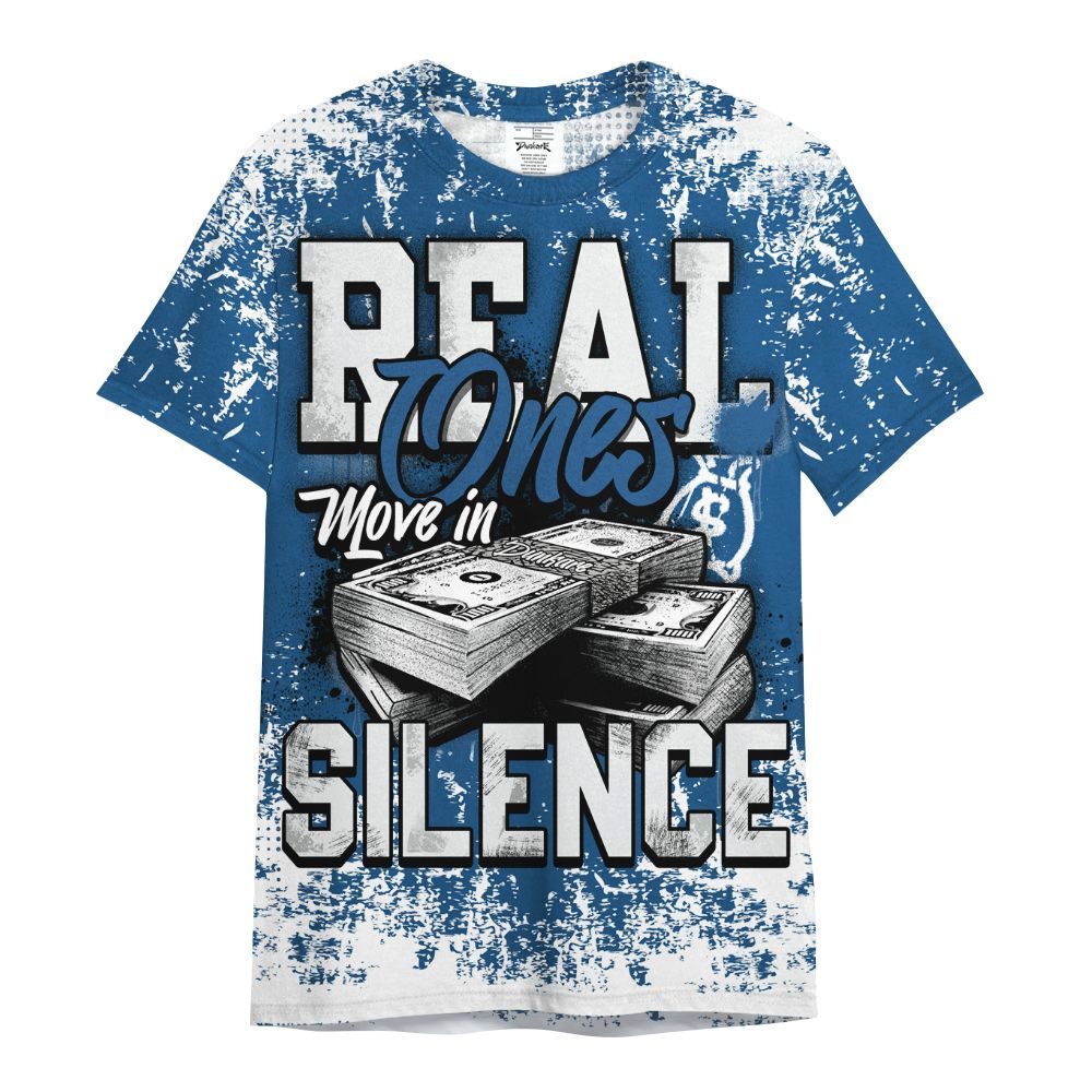 Shirt To Match Wizards 3s - Move In Silence Money Street Retro All Over Print