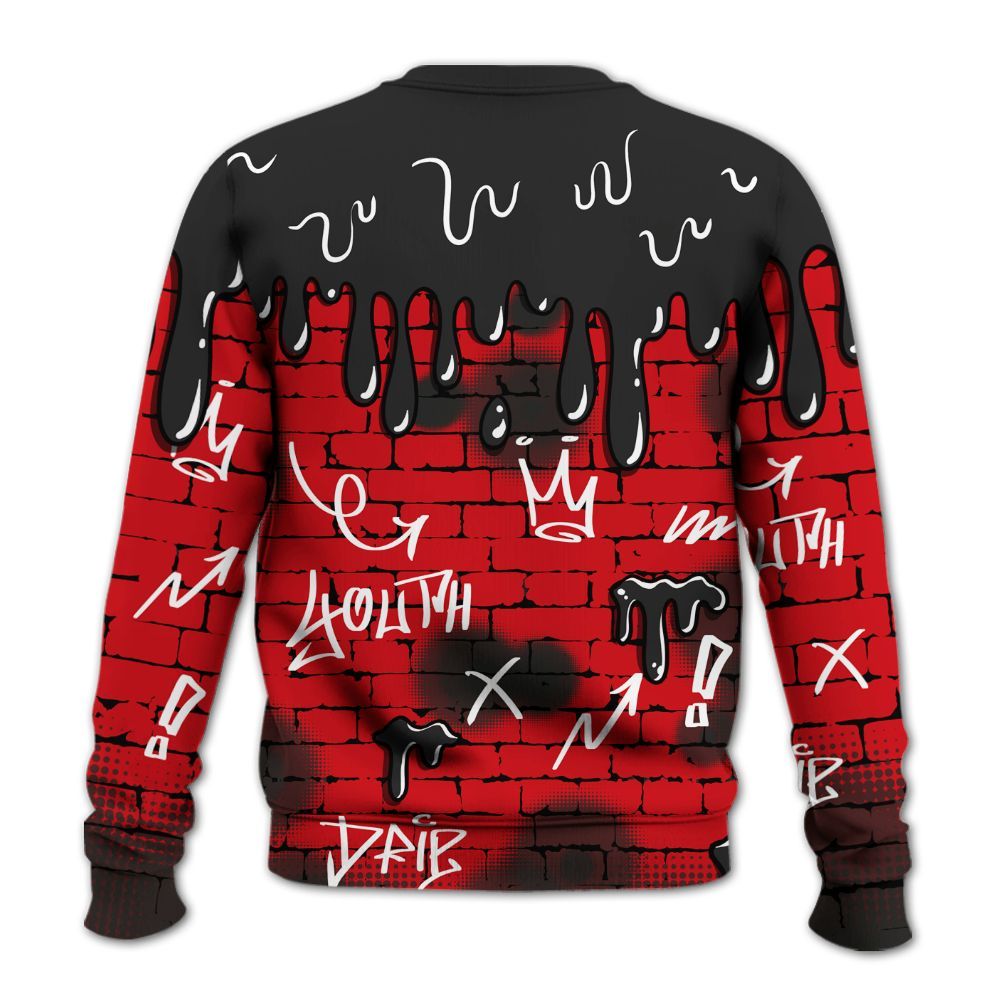 Sweatshirt To Match Ferrari 14s - Been Different Drippin Streetwear All Over Print