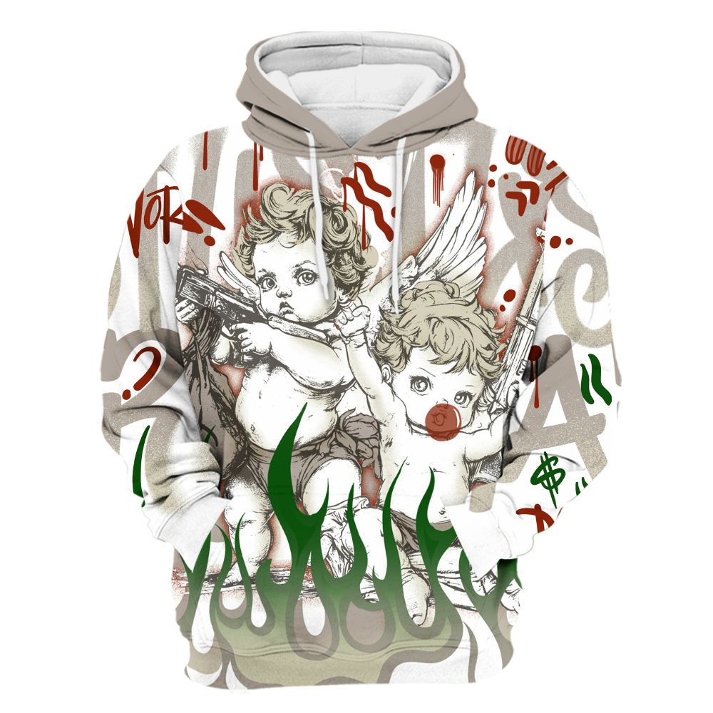 Hoodie To Match El Grito 5s - Angel Hustle Hard All Over Print