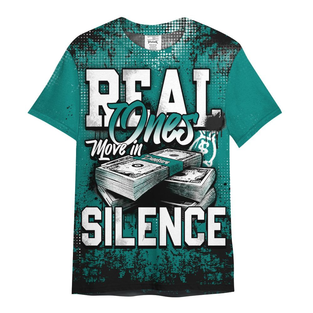 Shirt To Match Griffey Max 1 Freshwater - Move In Silence Money Street Retro All Over Print