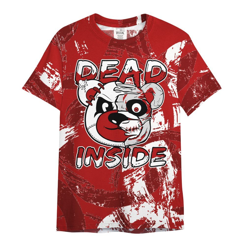 Shirt To Match Red Taxi 12s - Lifeless Bear Circle Slpash All Over Print