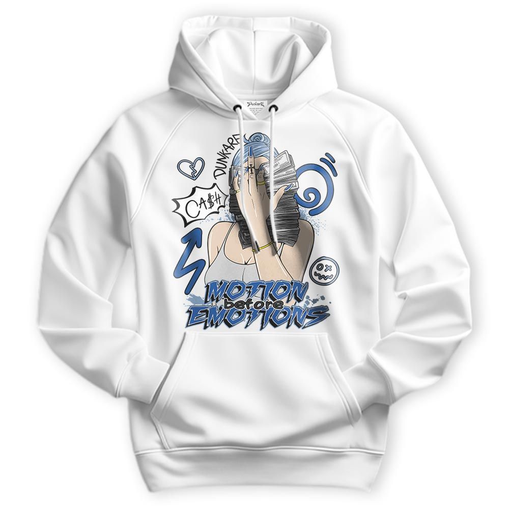 Sweatshirt To Match Low Space Royal 11s Hoodie - Motions Before Emotions Unique Hoodie Unisex