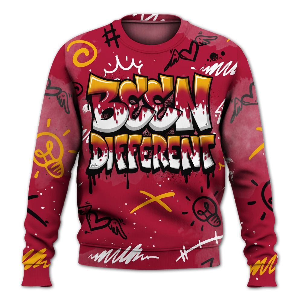 Sweatshirt To Match Cardinal 7s - Drip Been Di2ferent All Over Print