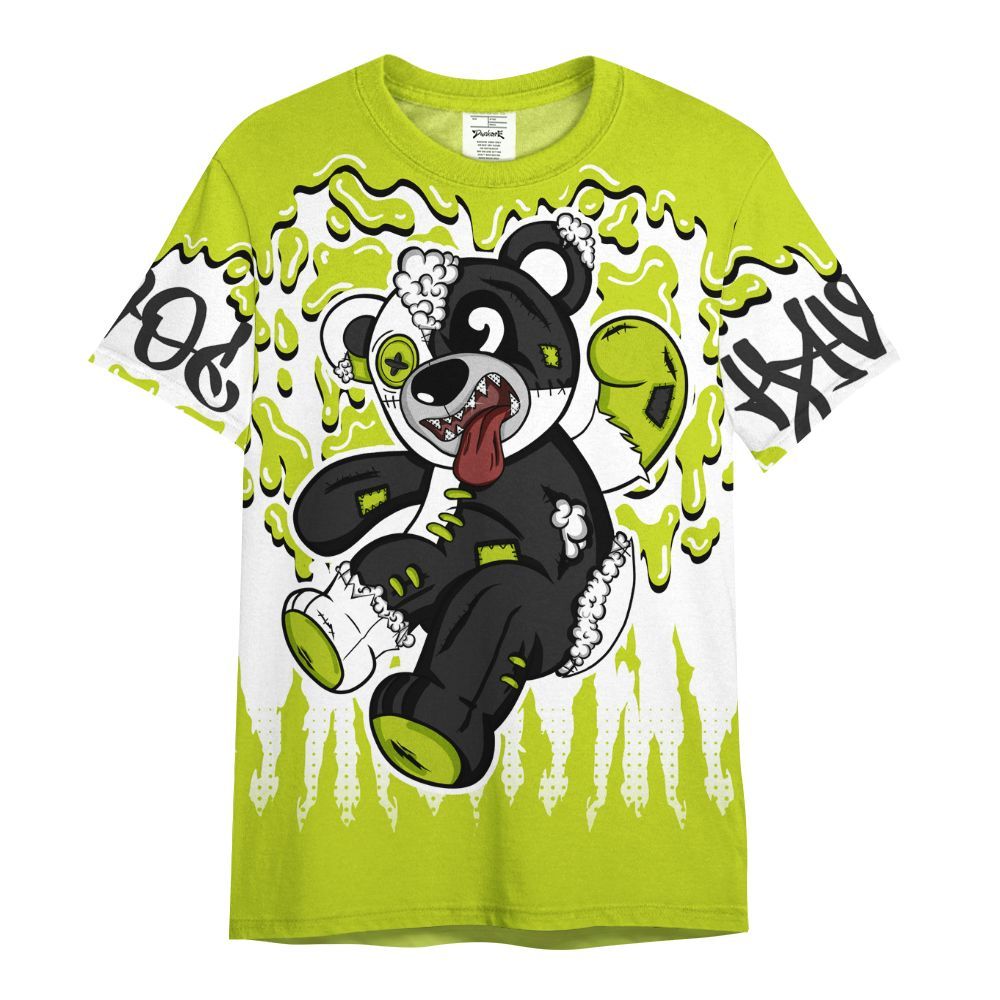 Shirt To Match Bright Cactus 13s - Havok Bear Dripping All Over Print